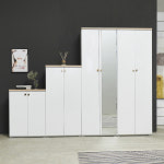 [숨결]솔리드 현관장 신발장 선반장 600A-착불 : 숨결가구