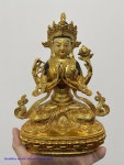 불교 금 구리 불상 여신 관음 부처님 사원 예배 보호 1. guanyin : 해외다모아42호점