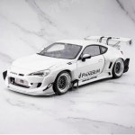 Toyota 86 바디 와이드 수정 자동차 Rocket Rabbit 완전 사쿠라 DCN 개방형 1:18 다이캐스트 버전 : 개복치스토어2