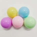 파스텔 컬러 뽑기 캡슐 60mm 추첨볼 랜덤볼 10p : 시골집농부