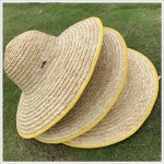 [크원] 등산모자 여름모자 자외선차단모자 햇빛가리개모자 특대형밀짚모자 밀집모자 농사 농부 여름 창넓은 : 크리스탈원