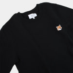 메종키츠네 여성 폭스헤드 패치 레귤러 맨투맨 블랙 LW00302 KM0001 P199 : Pitti Milan