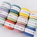 모칠라 코마면 field 면 80g 100% 뜨개질 / 소품 실 cotton 코튼필드 : 미루샘몰