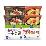 면사랑 담백 얼큰 전골요리 2종소고기국수전골 김치전골우동 4개개 총 4개 소고기국수전골x4개 : 올백샵