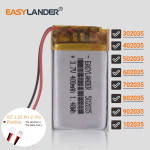 3.7V 250mAh 402035 리튬 폴리머 충전식 배터리 JST 1.25 2pin 302035 502035 602035 702035 802035 902035 102035 : 모티브릭2