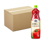 웅진 가야농장 토마토 1.5L x 12개입 후식 음료수 쥬스 주스 어린이집 사무실 노인정 과일 과즙 대용량 : HYEJA CLUB