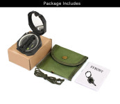 클리노미터 SVBONY 야외 생존 캠핑 장비 지질 포켓 나침반 프레퍼용 경량 F9134 : 호람윤