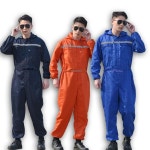 남성긴팔집업작업복 쿨링 작업 전체 유니폼 남성 여성 작업복 용접복 자동차 수리 작업장 정비공 플러스 사이즈 의류 창고 : 위들샵