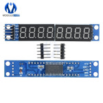 MAX7219 Arduino 3.3V 5V 마이크로 컨트롤러 직렬 드라이버 7 세그먼트 용 LED 도트 매트릭스 8 자리 디지털 튜브 디스플레이 제어 모듈... 