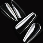 네일 연장 투명팁 사이즈별 50 pcs 스텔 레토팁 아모드팁 코핀팁 : 그마트