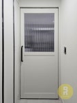 31번 싱글스윙중문 고시형 화이트 모루세로강화유리 // 현관중문,시공비포함,소음차단,반려견안전,맞춤제작,아파트빌라 : 바른 도어