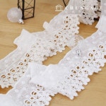 레이스원단 자수 케미컬 레이스천 007 눈꽃송이 2종 : 천가게