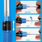 디지털 토크 렌치 14 38 12 드라이브 조정 가능한 5-210Nm 자동차 자전거 수리를 위한 회전 헤드가 있는 사전 설정 점화 플러그 도구... 