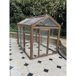 조립식닭장 양계용철망 사육장 원목 비둘기집 자외선 차단 닭집 메쉬 집 토끼 철사 야외 우리 닭장 고양이 : 셀지트