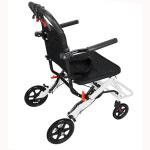 휴대용 수동 접이식 비행기 휠체어 경량 장애인 초경량 가정용 노인 가벼운 실내용 여행용 1 : 여행용 초경량 경량 찜질팩