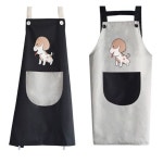 강아지미용 애견카페 작업 앞치마 방수 : 자아자호
