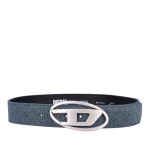 디젤 데님 가죽 오벌 D 로고 벨트 X08727PR413 H3843 : 어도어럭스