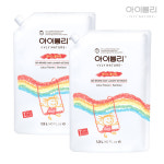 1+1 아이블리네이처 아기세탁세제 1.2L 로터스향 리필형 2입 : 아이블리네이처