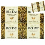 라이스 세수 세안 쌀겨 클렌징 세면 세트 솝 바 비누 4개입 : 고래마을