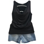 PIMKIE 유럽수입 민소매 티 여 55/66 J5178 : 스카이빈티지