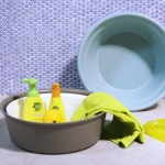 플라팜 세숫 대야 설거지 통 다라이 바스켓 대 화이트 : 이리와코리아