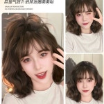 디케이글로벌트레이딩펌 | 자연스러운 단발 통가발 가발 중단발 앞머리 펌 : GOODPICK