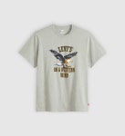 리바이스 편안한 그래픽 티셔츠 161432049 Western Wind Eagle Mid Tone Heather Grey - Grey 34632018 : WISHANDPICK