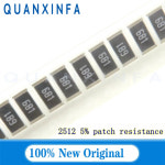 50pcs 5% 2512 SMD 저항기 0R10M 0 1 10 100 150 220 330 옴 1K 2.2K 4.7K 10K 100K 1R 10R 100R 150R 220R 33 : 모티브릭6