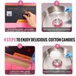 솜사탕 기계 상업용 캔디 플로스 메이커 스테인레스 스틸 그릇 코튼 축제 카니발 홈 : 다팔자상점