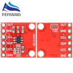 MCP4725 12Bit I2C DAC 디지털 컨버터 모듈 Arduino 2.7V-5.5V 용 디지털-아날로그 EEPROM 개발 보드 : 모티브릭