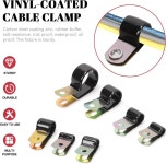 케이블파이프클램프 배관호스고정 와이어설치 H6180 내구성우수 : 비비드샵10