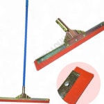 베란다청소용품 거울청소장비 고무세척기55cm 철코팅봉120cm세트 : THE사슈