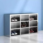 스텐 SUS304 신발장 캐비닛 보관 칸막이 문없는 사무실 수영장 : 오키김포10