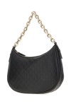 GUCCI  구찌 블랙 레더 GG 로고 핸드백 2200005023235 2200005023 : Athlete