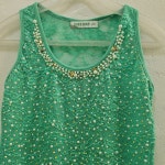 MISS KISS 유럽수입 민소매 티 여 J5188 : 스카이빈티지