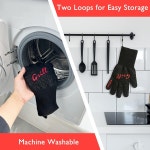 쿨잡 내열 바베큐장갑 고온조리 오븐장갑 D00101 800도 안전 : 비비드샵10