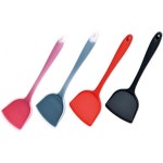 논스틱 조리기구용 실리콘 주걱 내열성 긴 손잡이 터너 주방 조리기구 작은 주걱 : 붕붕13
