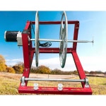 경운기 비닐수거기 휴립기 회수용 폐비닐 호스릴 멀칭 48-72V : 인더스팜