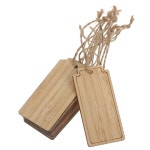 대나무 작은 벽걸이 걸이형 태그 내구성 식물 레이블 광장 정원 마커 나무 표지판 야외 식별 1. 6.80X3.30X0.20CM : 해외다모아44호점