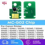 100Pcs MC-G02 유지 보수 탱크 칩 캐논 G1820 G2820 G2860 G3820 G3821 G2160 G3160 G1220 G2260 G3260 1420 G2420 : 모티브릭3
