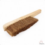 원목 핸디 야자모 빗자루 캠핑 정원 마당 현관 실외 흙먼지 청소솔 데크 브러쉬 : 이템저템