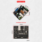 ZK-SJ30 700W 고출력 자동 부스트 전원 모듈 MPPT 솔라 컨트롤러 30A 동기 정류기 전압 조정기 : 모티브릭13