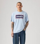 리바이스 Levi39s X Oasis 밴드 티셔츠 000H00035 Logo Tee Chambray Blue - Blue 34659379 : WISHANDPICK