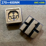 10PCS 3535 SMD UVA  UVC 270-280nm/ 270 400nm Led 구슬 칩 LED 다이오드 램프 빛 보라색 전구 : 모티브릭4