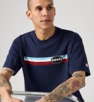 리바이스 Levi39s X Oasis 밴드 티셔츠 000H00034 Oval Chest Stripe Logo Tee Peacoat - Blue 34659385 : WISHANDPICK