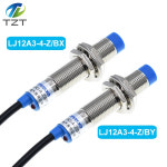 TZT LJ12A3-4-Z/BX 유도형 근접 센서 감지 스위치 NPN DC 6-36V LJ12A3-4-Z/BY : 모티브릭5