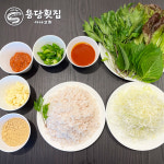 용당횟집 칠암식 눈꽃 아나고 회 세꼬시 붕장어 국내산 (야채 초장 포함) 1인분 200g : 칠암 용당횟집