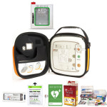 씨유메디칼 자동제세동기 AED 심장충격기 SP1 PLUS  벽걸이형세트 : 한국건강교육-금연흡연예방