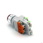 10 Pcs LAY7 LAY37-11DNZS Y090-11DNZS 22MM 푸시 버튼 스위치 램프 자동 잠금 전원 포함 : 모티브릭11