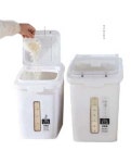 노케이 쌀통20KG 시리얼통 20kg 벌레방지 쌀보관함 20L (F8890 + 작은 삽) : 노케이
